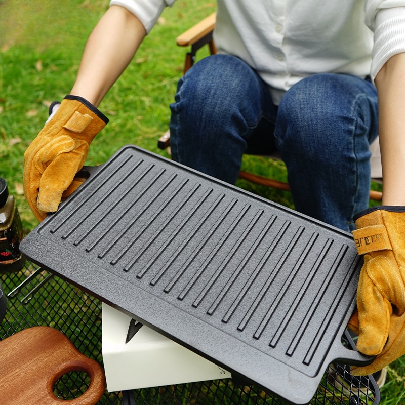 Outdoor Furniture Metal - Açık Kamp Barbekü Plakası Kore Barbekü