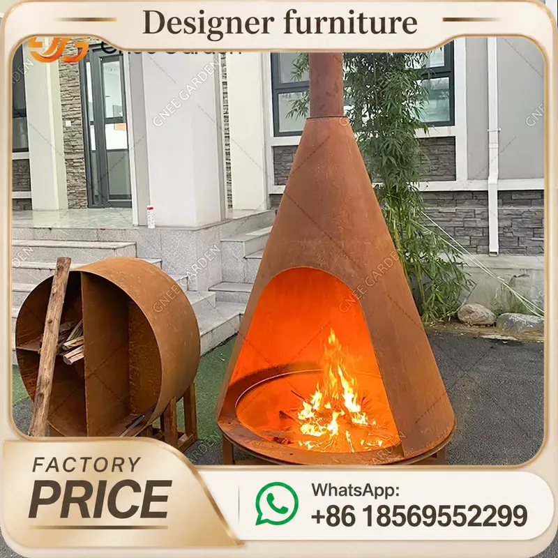 Baca Çıkışlı Taşınabilir Odun  - Outdoor Furniture Metal incelemesi ve fiyatı