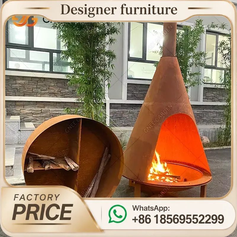 Baca Çıkışlı Taşınabilir Odun  - Outdoor Furniture Metal incelemesi ve fiyatı