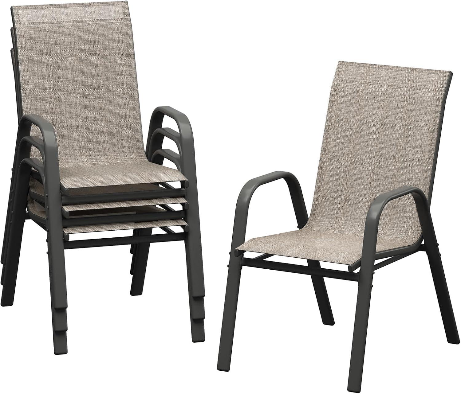 Veranda Yemek Sandalyeleri 4'l - Outdoor Furniture Metal Chairs incelemesi ve fiyatı