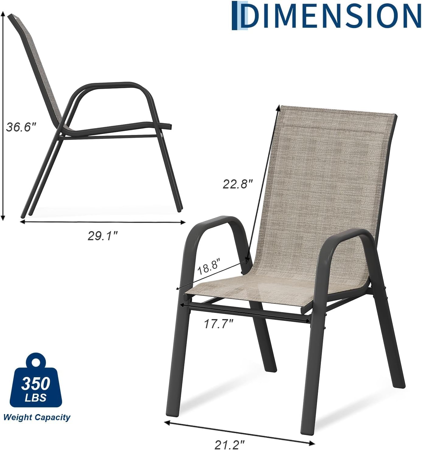 Veranda Yemek Sandalyeleri 4'l - Outdoor Furniture Metal Chairs incelemesi ve fiyatı
